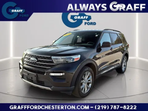 Black 2020 Ford Explorer XLT for sale in Chesterton, IN