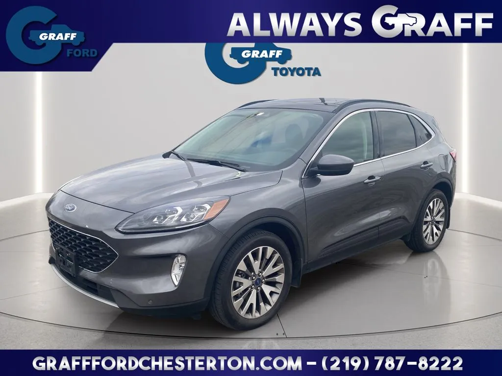 Gray 2022 Ford Escape Titanium for sale in Chesterton, IN