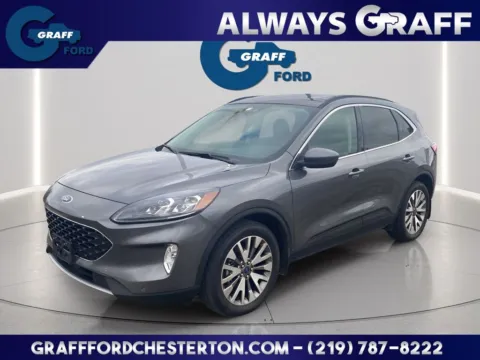 Gray 2022 Ford Escape Titanium for sale in Chesterton, IN