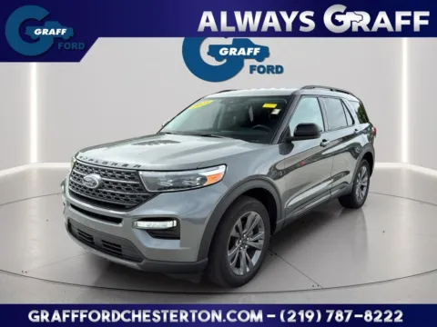 Gray 2023 Ford Explorer XLT for sale in Chesterton, IN