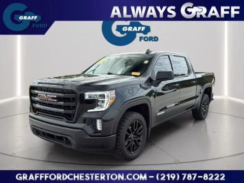 Black 2021 GMC Sierra 1500 Elevation for sale in Chesterton, IN
