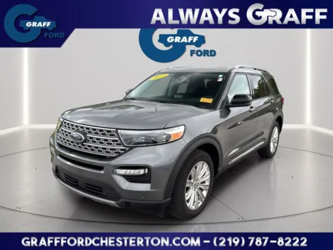Gray 2023 Ford Explorer Limited for sale in Chesterton, IN