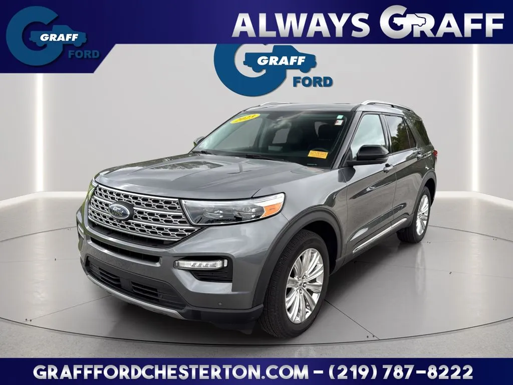Gray 2023 Ford Explorer Limited for sale in Chesterton, IN