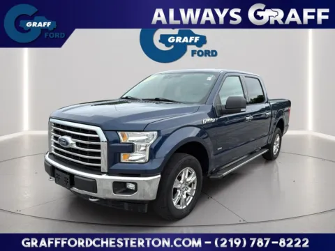 Blue 2017 Ford F-150 XLT for sale in Chesterton, IN