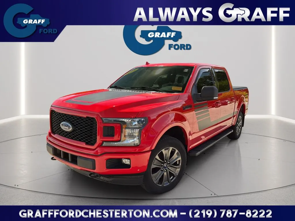 Red 2018 Ford F-150 XLT for sale in Chesterton, IN
