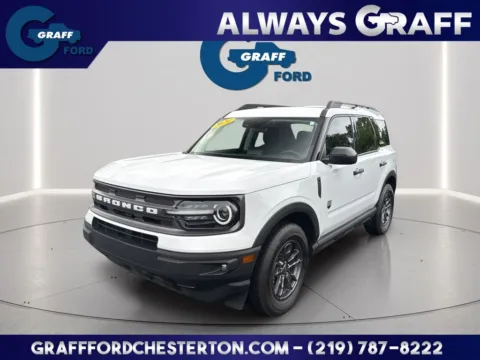 White 2024 Ford Bronco Sport Big Bend for sale in Chesterton, IN