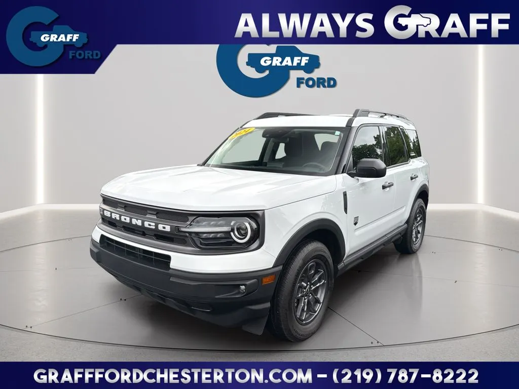 White 2024 Ford Bronco Sport Big Bend for sale in Chesterton, IN
