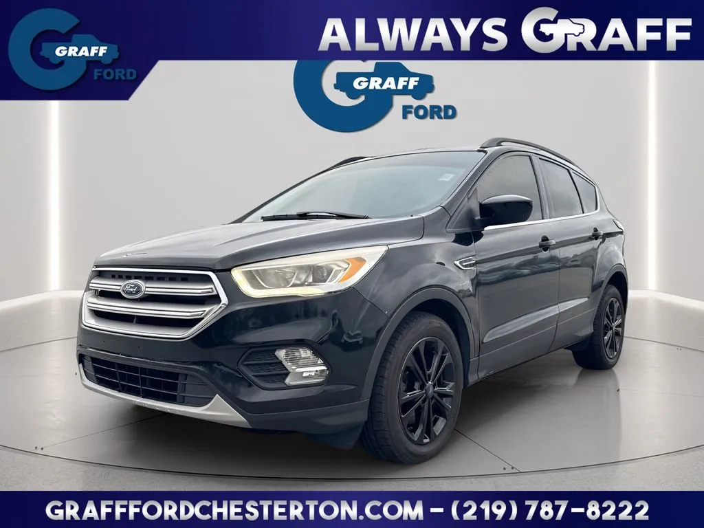 Black 2018 Ford Escape SEL for sale in Chesterton, IN