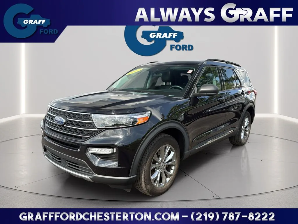 Black 2023 Ford Explorer XLT for sale in Chesterton, IN