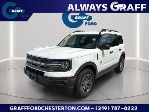 White 2023 Ford Bronco Sport Big Bend for sale in Chesterton, IN