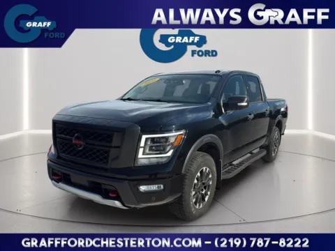 Black 2021 Nissan Titan PRO-4X for sale in Chesterton, IN