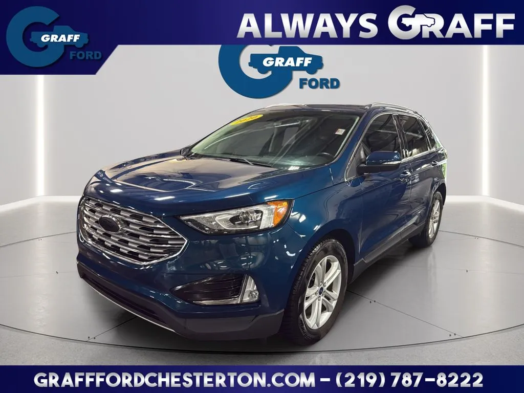 Green 2020 Ford Edge SEL for sale in Chesterton, IN