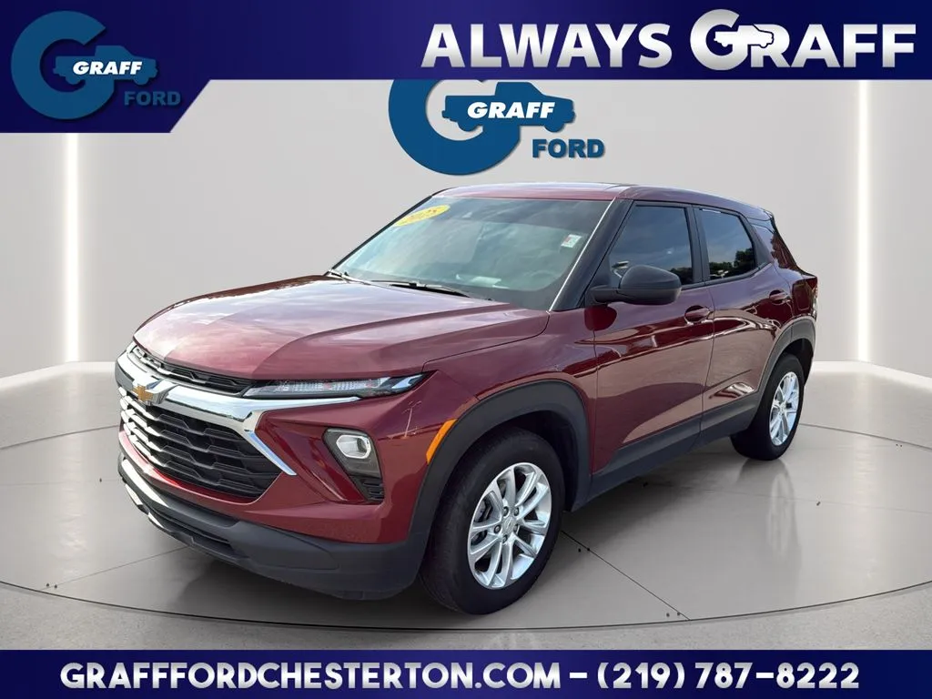 Red 2025 Chevrolet TrailBlazer LS for sale in Chesterton, IN