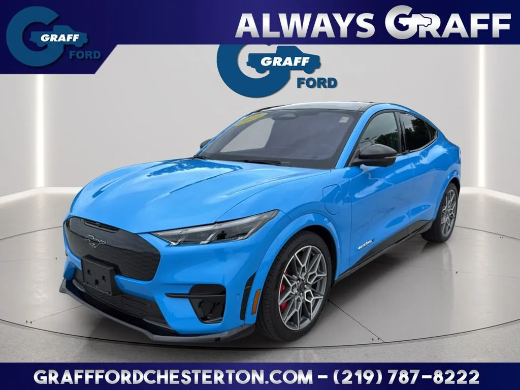 Blue 2024 Ford Mustang Mach-E GT for sale in Chesterton, IN