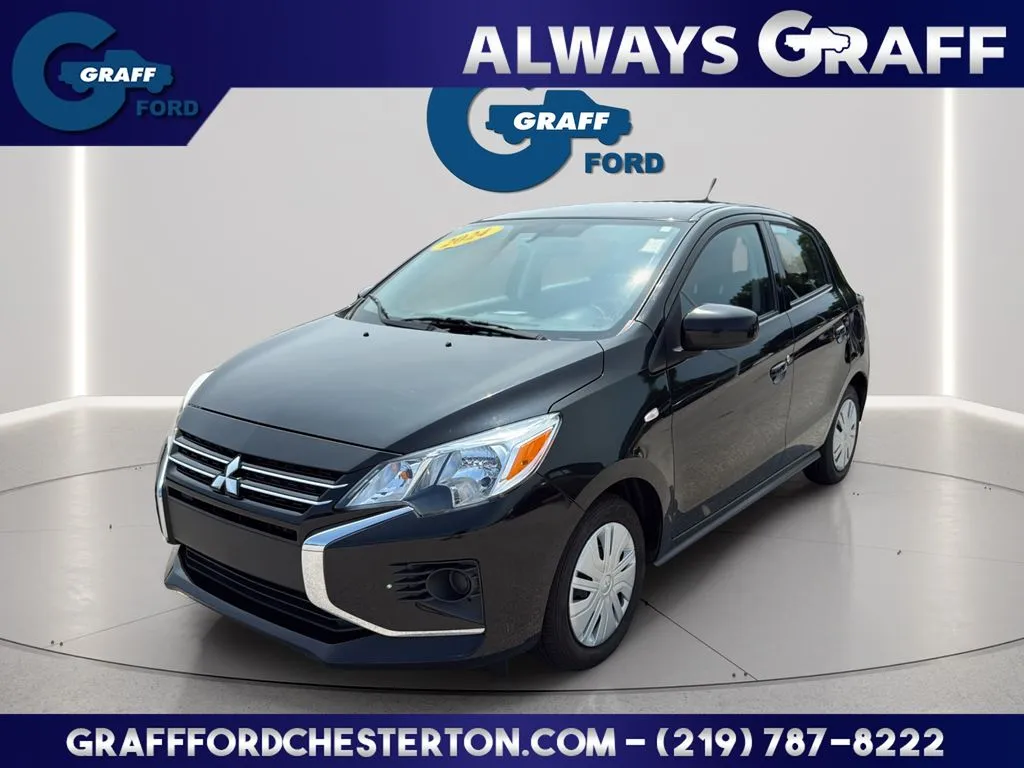 Black 2024 Mitsubishi Mirage ES for sale in Chesterton, IN