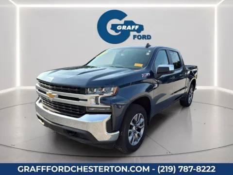 Blue 2022 Chevrolet Silverado 1500 LTD LT for sale in Chesterton, IN