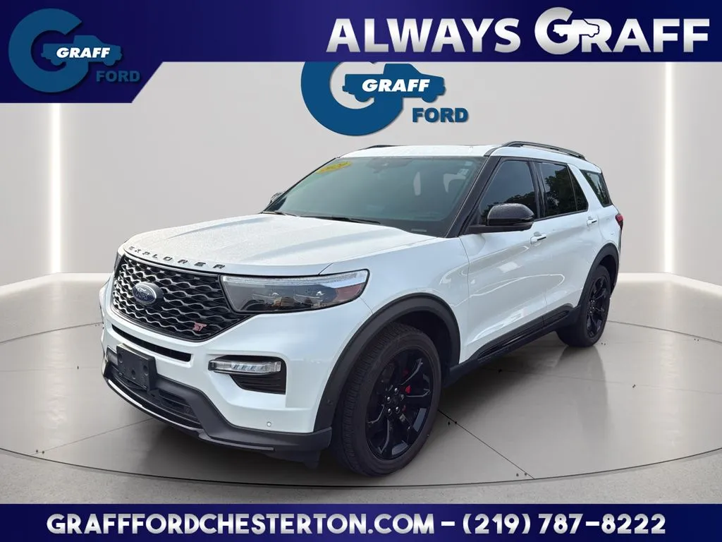 White 2020 Ford Explorer ST for sale in Chesterton, IN