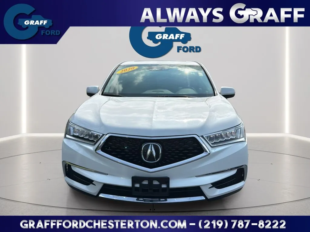 White 2020 Acura MDX Technology for sale in Chesterton, IN
