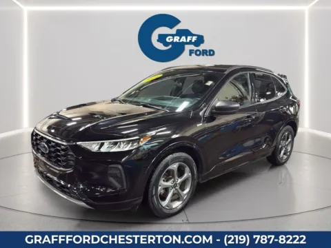 Black 2024 Ford Escape ST-Line for sale in Chesterton, IN