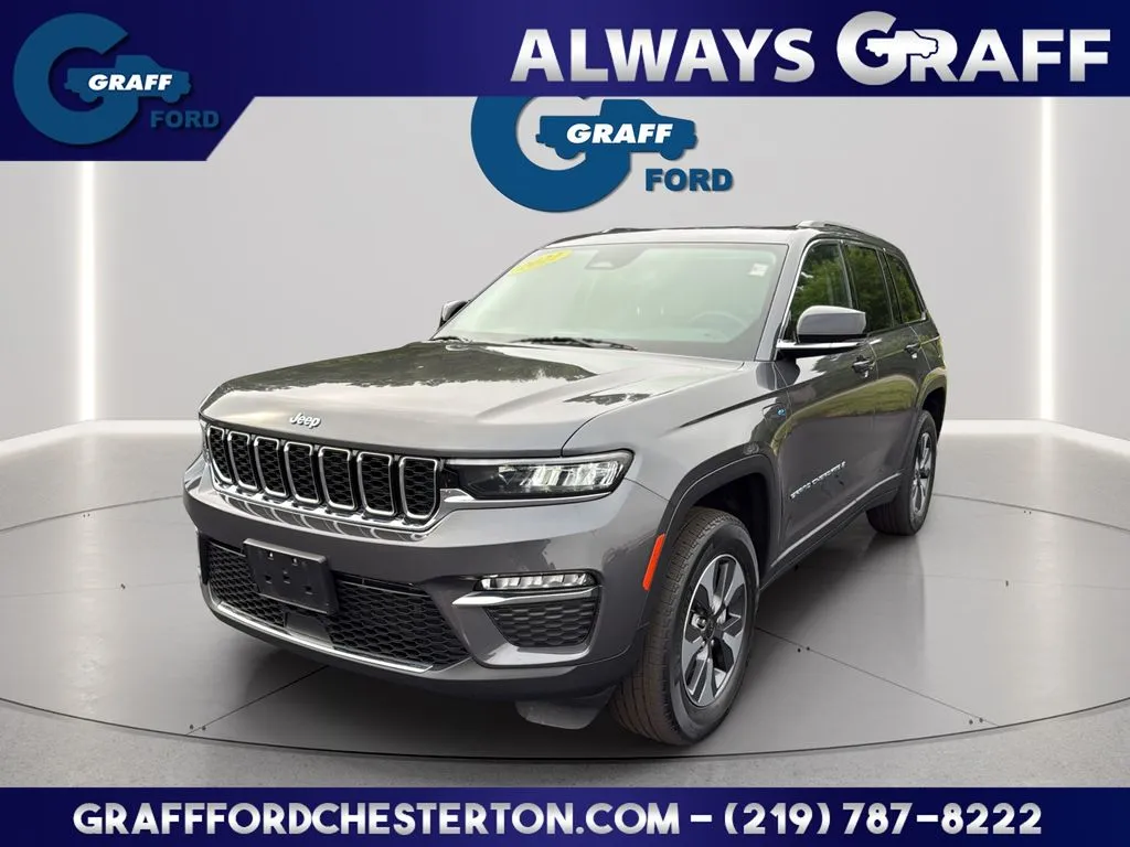 Gray 2022 Jeep Grand Cherokee 4xe for sale in Chesterton, IN