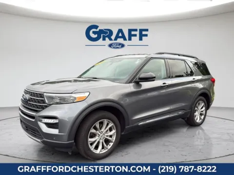 Gray 2024 Ford Explorer XLT for sale in Chesterton, IN