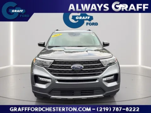 Gray 2024 Ford Explorer XLT for sale in Chesterton, IN