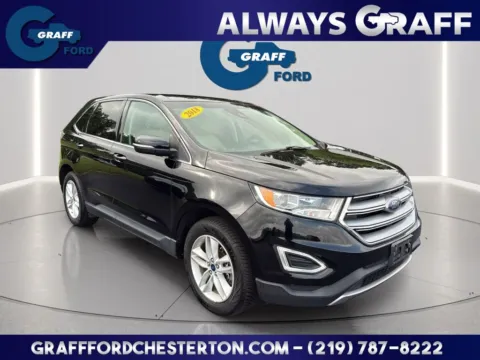 Black 2018 Ford Edge SEL for sale in Chesterton, IN