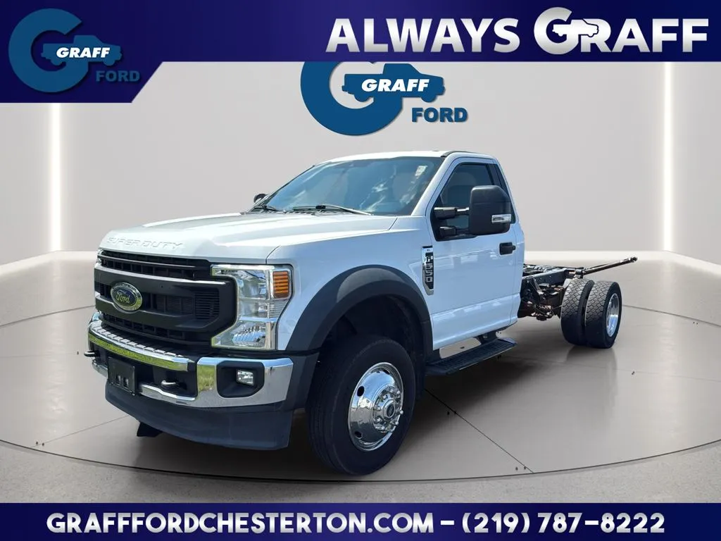 White 2021 Ford F-550SD XL for sale in Chesterton, IN