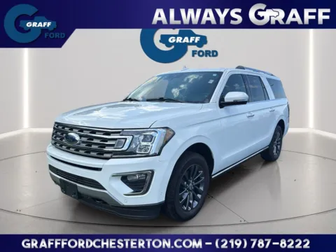 White 2021 Ford Expedition Max Limited for sale in Chesterton, IN
