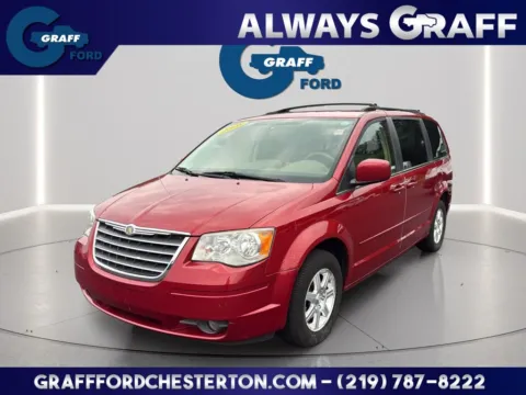 Red 2008 Chrysler Town & Country Touring for sale in Chesterton, IN