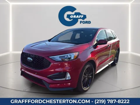 Red 2024 Ford Edge ST Line for sale in Chesterton, IN