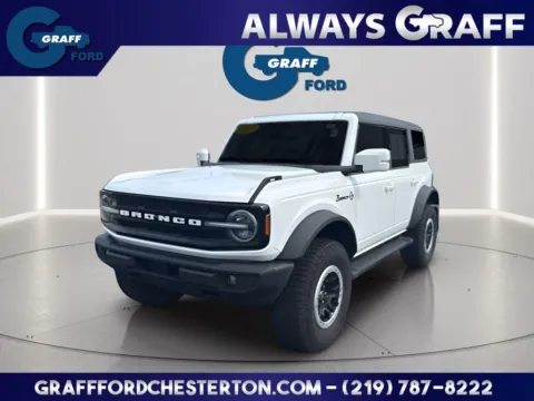 White 2023 Ford Bronco Outer Banks for sale in Chesterton, IN