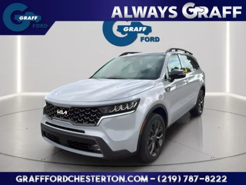 Gray 2023 Kia Sorento X-Line EX for sale in Chesterton, IN