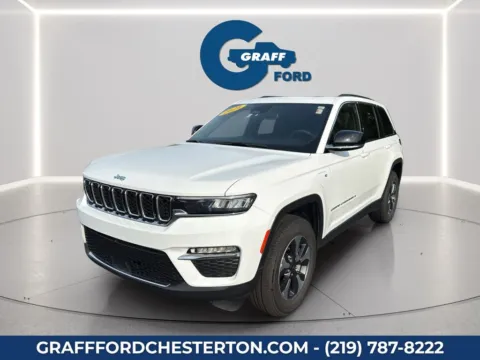 White 2024 Jeep Grand Cherokee 4xe for sale in Chesterton, IN