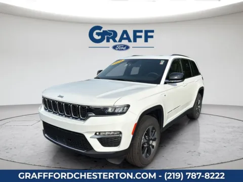 White 2024 Jeep Grand Cherokee 4xe for sale in Chesterton, IN