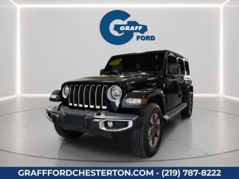 Black 2018 Jeep Wrangler Unlimited Sahara for sale in Chesterton, IN
