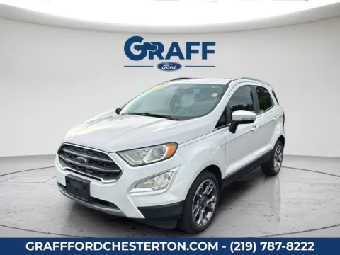 White 2020 Ford EcoSport Titanium for sale in Chesterton, IN