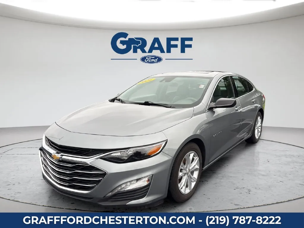 Gray 2024 Chevrolet Malibu LT for sale in Chesterton, IN