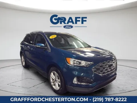 Green 2020 Ford Edge SEL for sale in Chesterton, IN