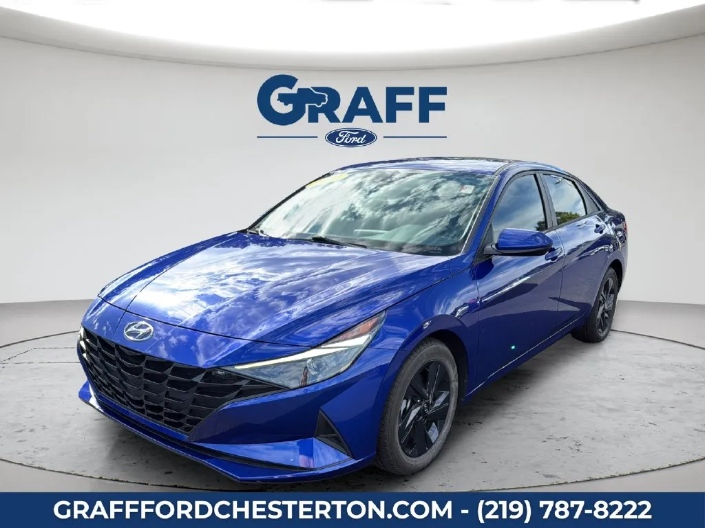 Blue 2022 Hyundai Elantra SEL for sale in Chesterton, IN