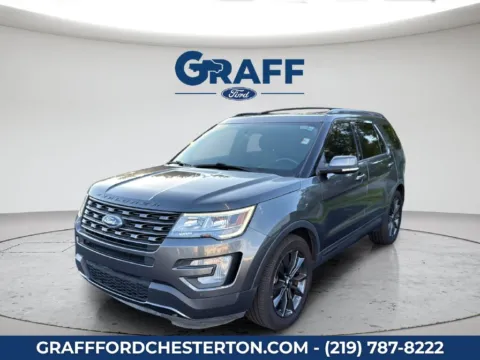 Gray 2017 Ford Explorer XLT for sale in Chesterton, IN