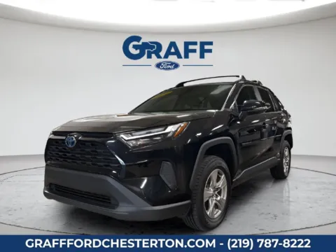 Black 2024 Toyota RAV4 Hybrid XLE for sale in Chesterton, IN