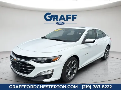 White 2024 Chevrolet Malibu LT for sale in Chesterton, IN
