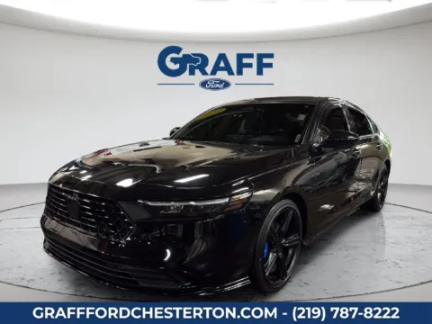 Black 2024 Honda Accord Hybrid Sport-L for sale in Chesterton, IN