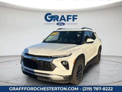 White 2024 Chevrolet TrailBlazer LT for sale in Chesterton, IN