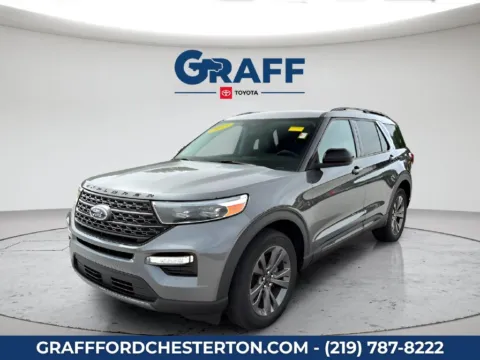 Gray 2023 Ford Explorer XLT for sale in Chesterton, IN