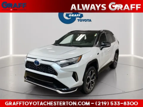 White 2023 Toyota RAV4 Prime XSE for sale in Burns Harbor, IN