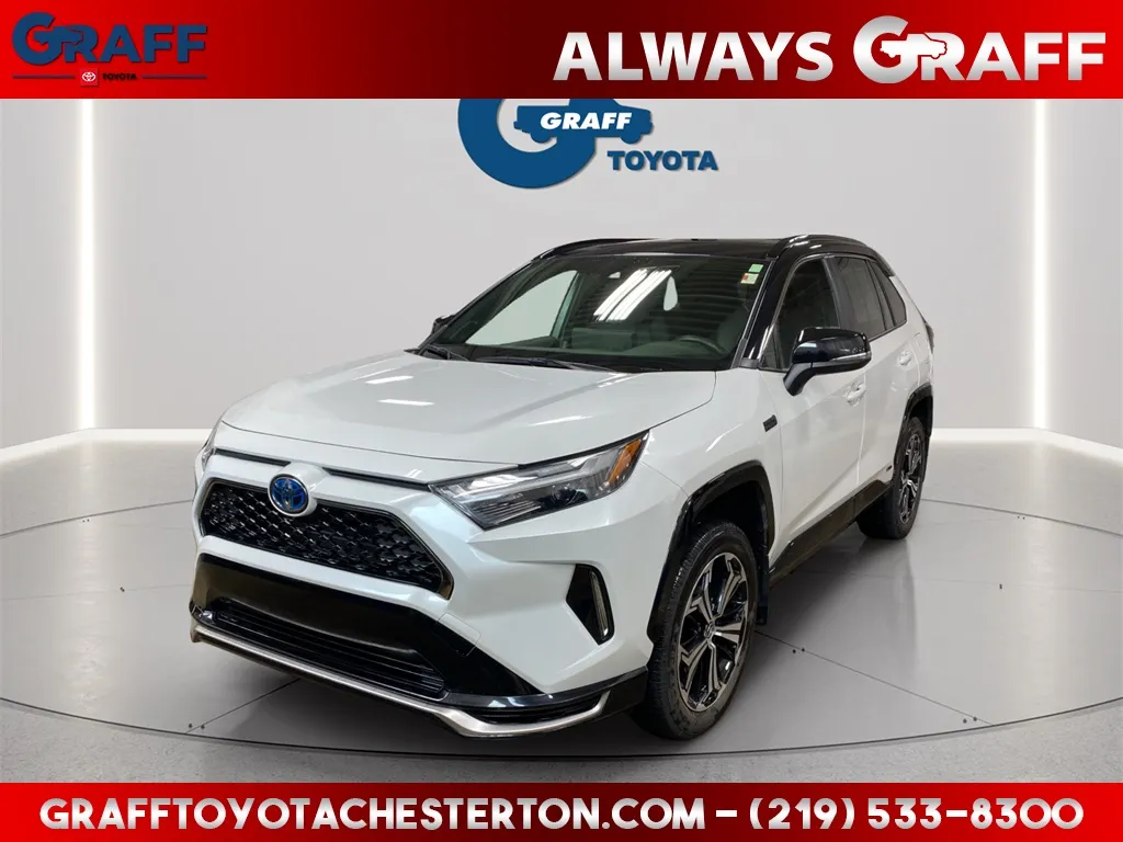 White 2023 Toyota RAV4 Prime XSE for sale in Burns Harbor, IN