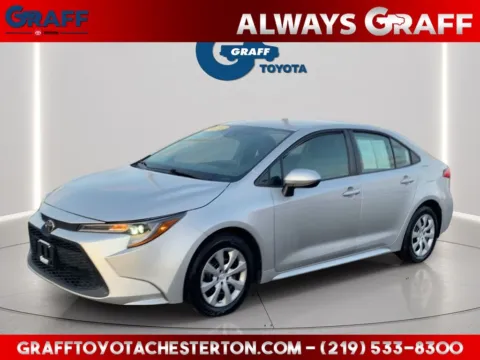 Silver 2020 Toyota Corolla LE for sale in Burns Harbor, IN