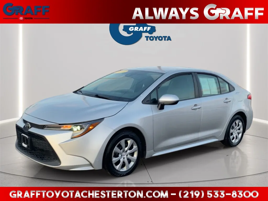 Silver 2020 Toyota Corolla LE for sale in Burns Harbor, IN